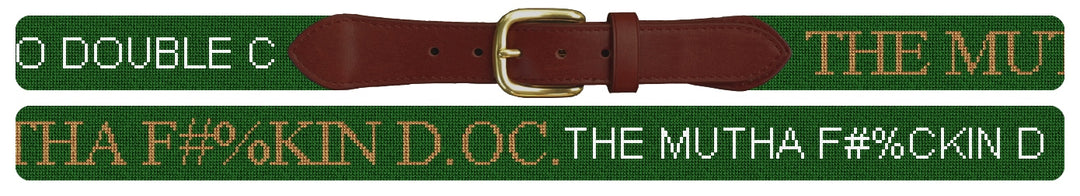 Custom Needlepoint Belt