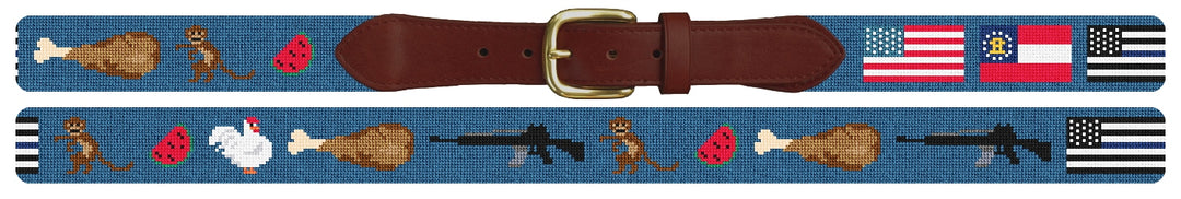 Custom Needlepoint Belt