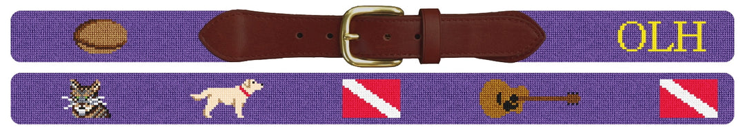 Custom Needlepoint Belt