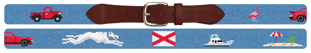 Custom Needlepoint Belt