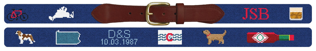 Custom Needlepoint Belt