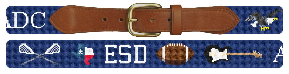 Custom Needlepoint Belt