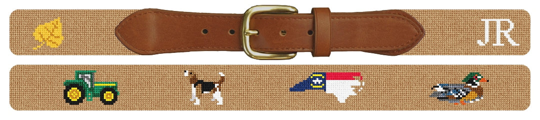 Custom Needlepoint Belt