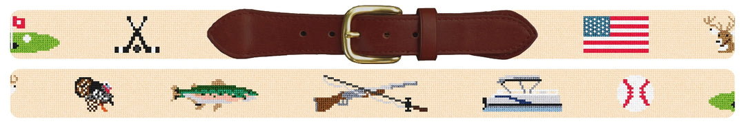 Custom Needlepoint Belt
