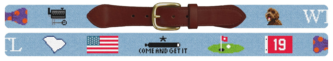 Custom Needlepoint Belt