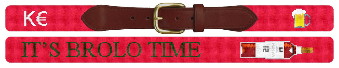 Custom Needlepoint Belt