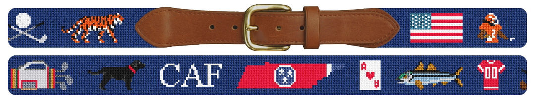 Custom Needlepoint Belt