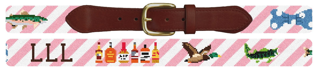 Custom Needlepoint Belt