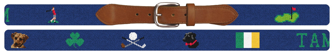 Custom Needlepoint Belt