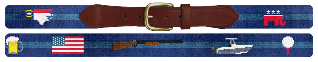 Custom Needlepoint Belt