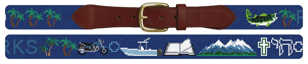 Custom Needlepoint Belt