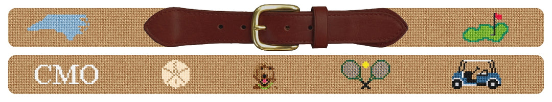 Custom Needlepoint Belt