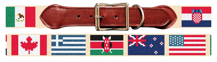 Custom Needlepoint Dog Collar