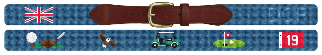 Custom Needlepoint Belt