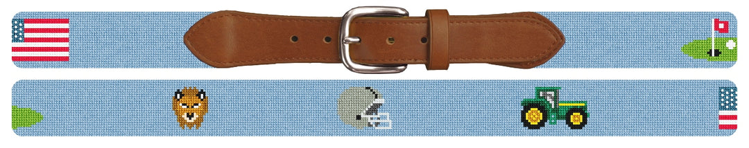 Custom Needlepoint Belt