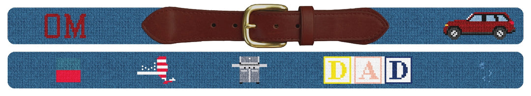 Custom Needlepoint Belt