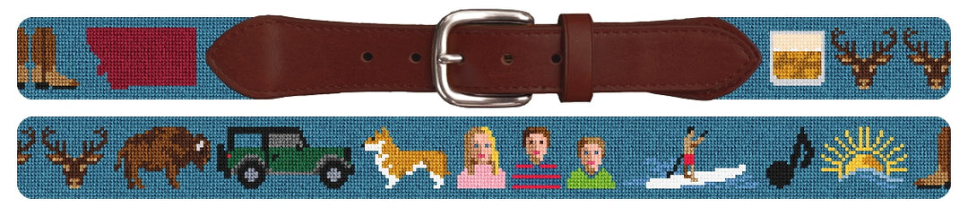 Custom Needlepoint Belt