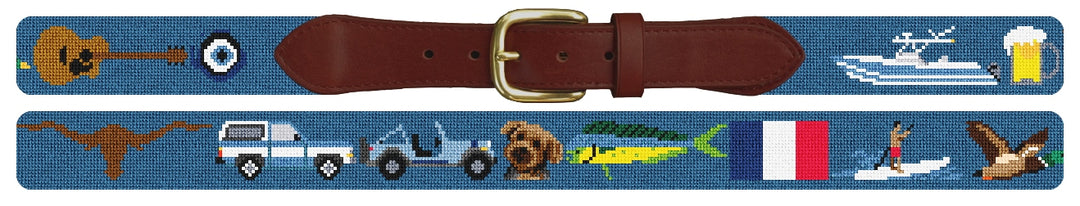 Custom Needlepoint Belt