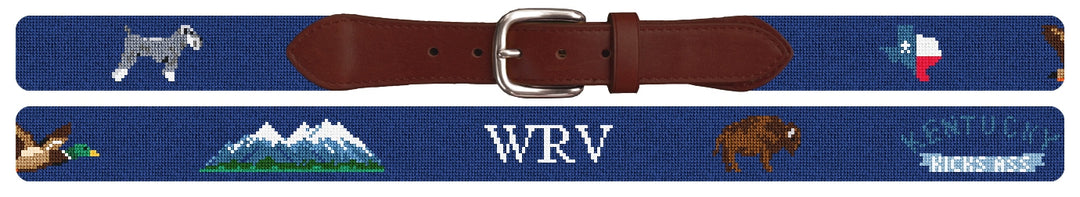 Custom Needlepoint Belt
