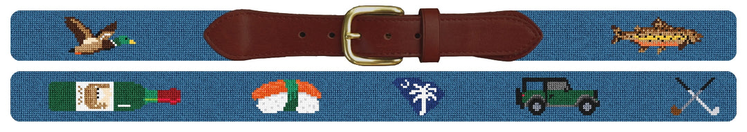 Custom Needlepoint Belt