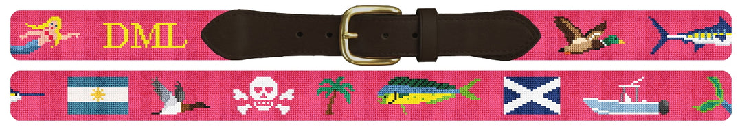 Custom Needlepoint Belt
