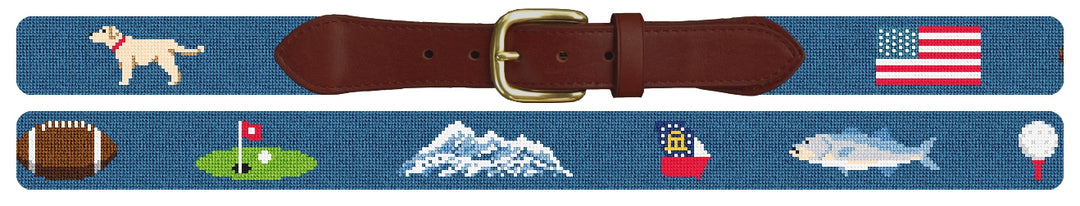 Custom Needlepoint Belt