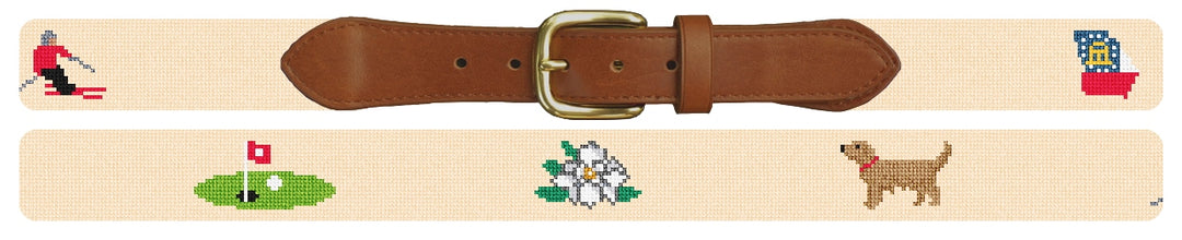Custom Needlepoint Belt