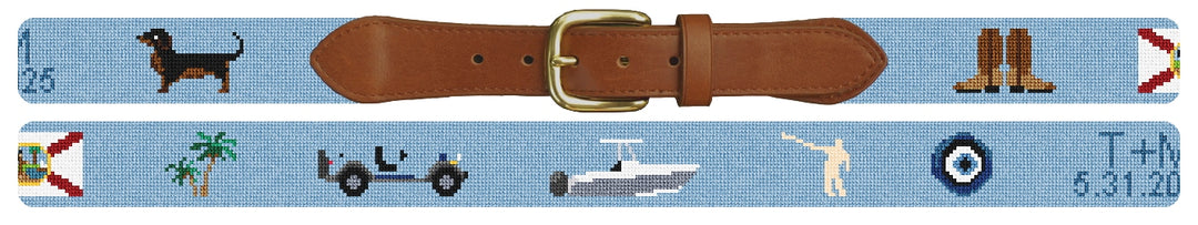 Custom Needlepoint Belt