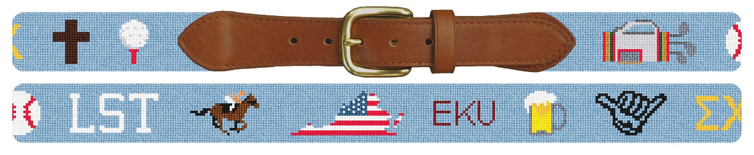 Custom Needlepoint Belt