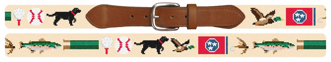 Custom Needlepoint Belt