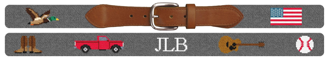 Custom Needlepoint Belt