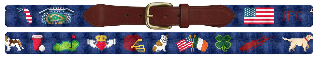 Custom Needlepoint Belt