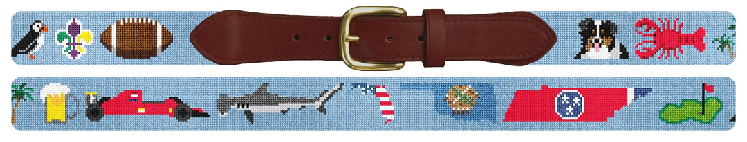 Custom Needlepoint Belt