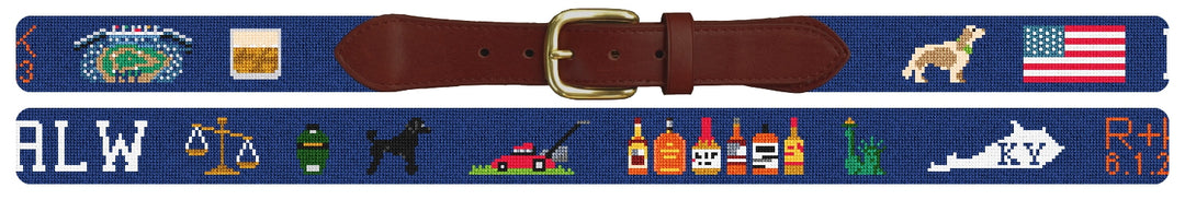 Custom Needlepoint Belt