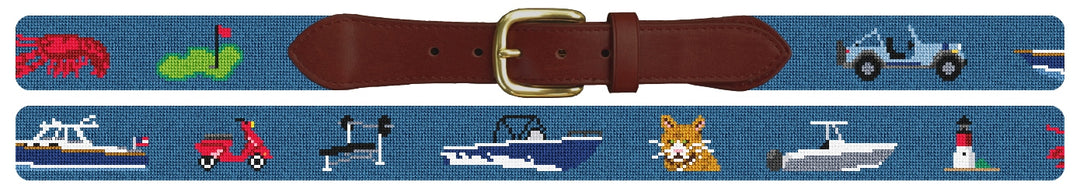 Custom Needlepoint Belt