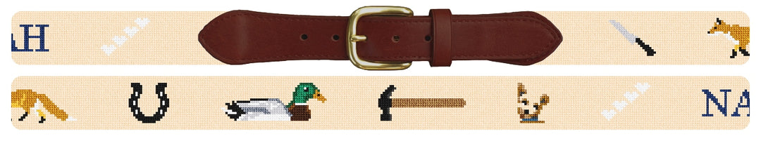 Custom Needlepoint Belt