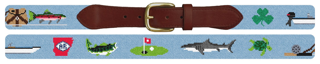 Custom Needlepoint Belt