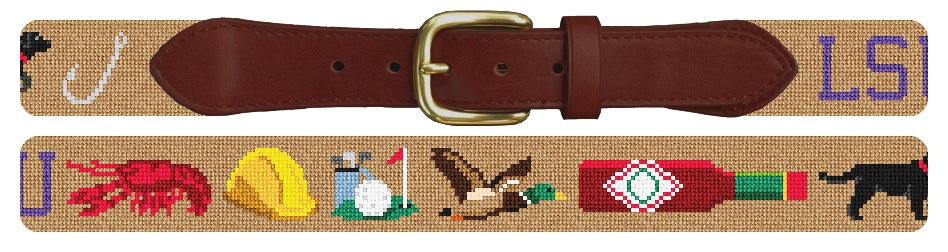 Custom Needlepoint Belt