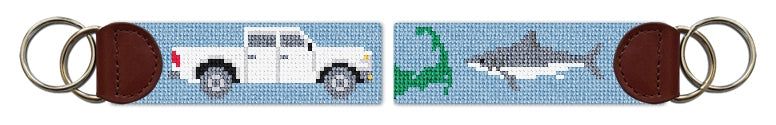 Custom Needlepoint Key Fob