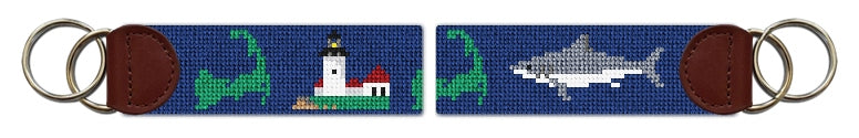Custom Needlepoint Key Fob