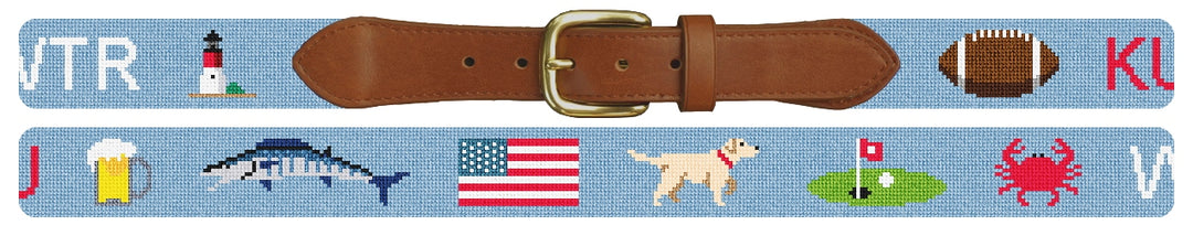 Custom Needlepoint Belt