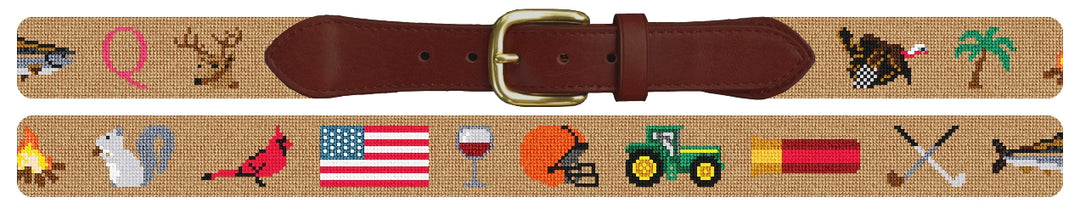Custom Needlepoint Belt