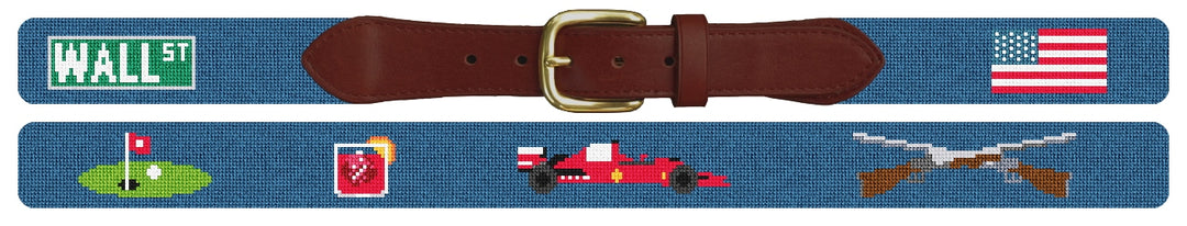 Custom Needlepoint Belt