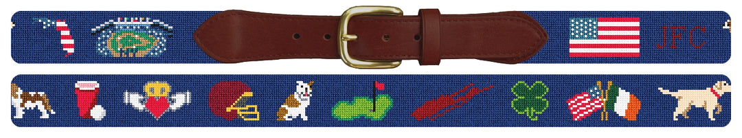 Custom Needlepoint Belt