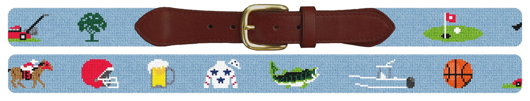 Custom Needlepoint Belt
