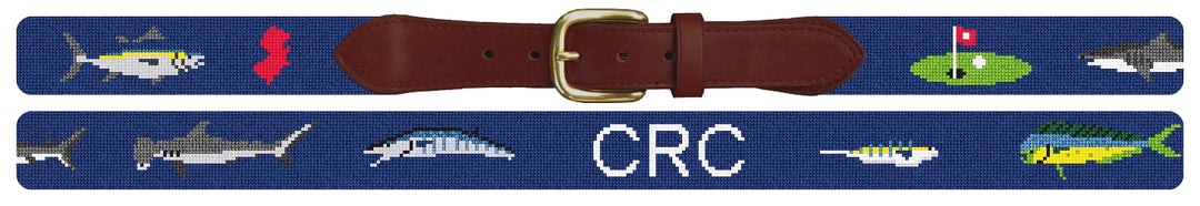 Custom Needlepoint Belt