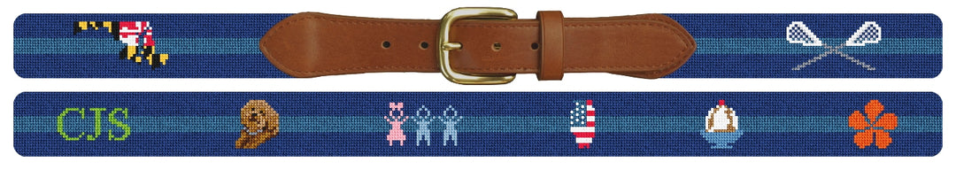 Custom Needlepoint Belt