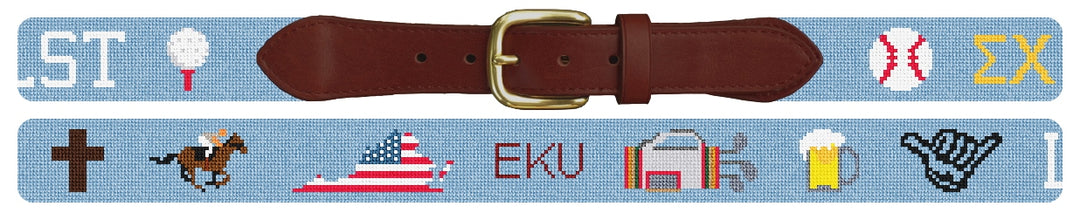 Custom Needlepoint Belt