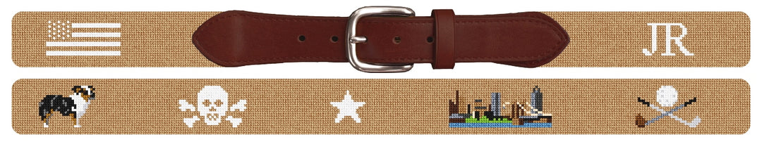Custom Needlepoint Belt