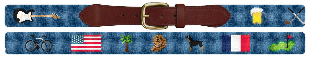 Custom Needlepoint Belt